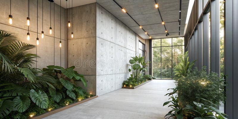 Picture of Minimalist Modern Interior Design White Room with Black ... - Dreamstime