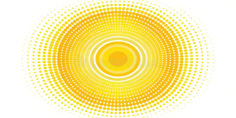 Modern Minimalist Yellow Infographic Template with Dotted Rings A Creative Design for Data Visualization and Business vector illustration