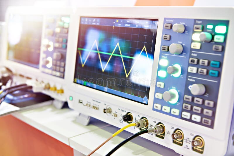 Modern Oscilloscopes in Store Stock Image Image of meter, modern 154569345