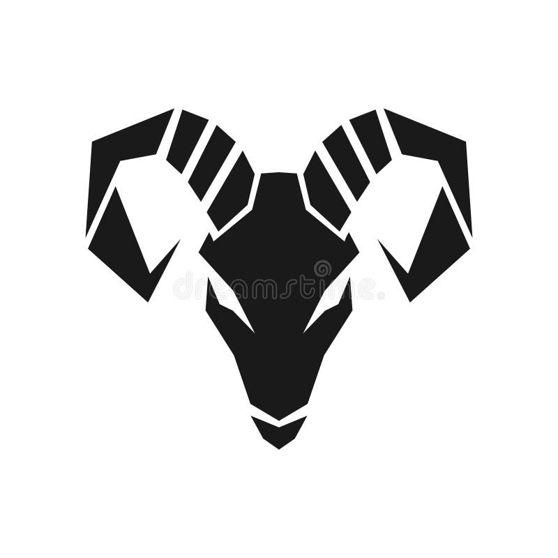 Goat logo template vector icon illustration design by ~ EpicPxls
