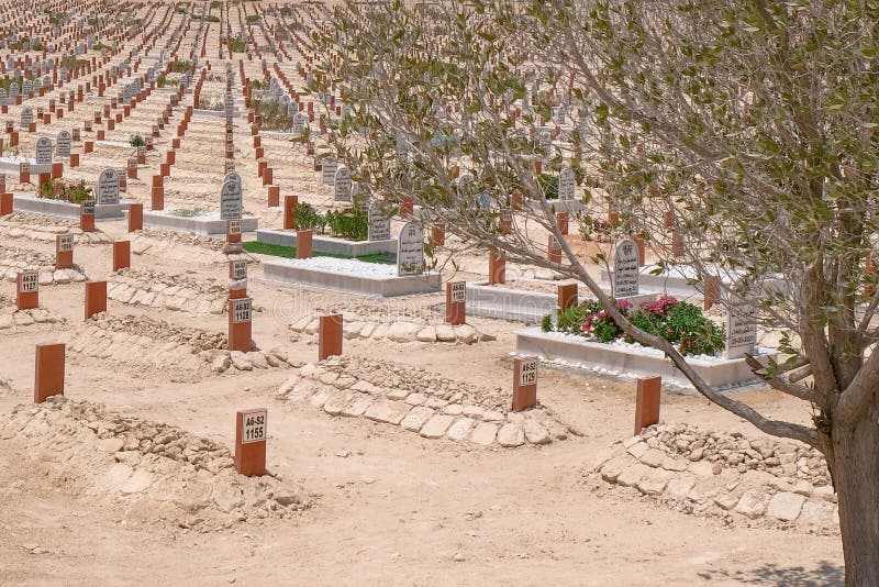 Modern Muslim Cemetery in Abu Dhabi,UAE Editorial Photo Image of 2021
