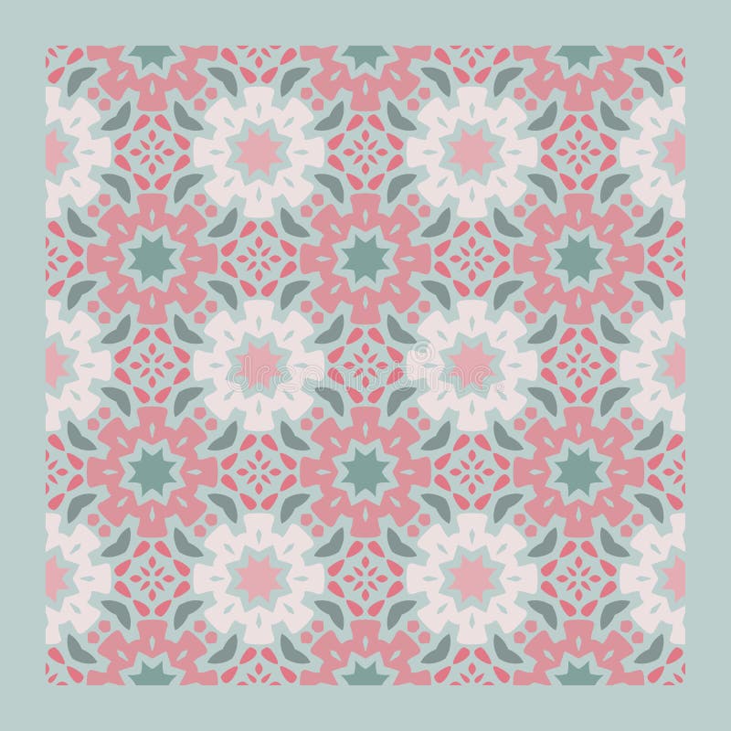 Netrivail abstract floral geometric pattern, background, vector seamless stock illustration Netrivail abstract floral geometric pattern, background, vector seamless stock illustration
