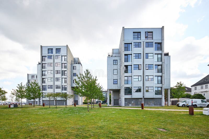 A modern and new condo in europa stock photography