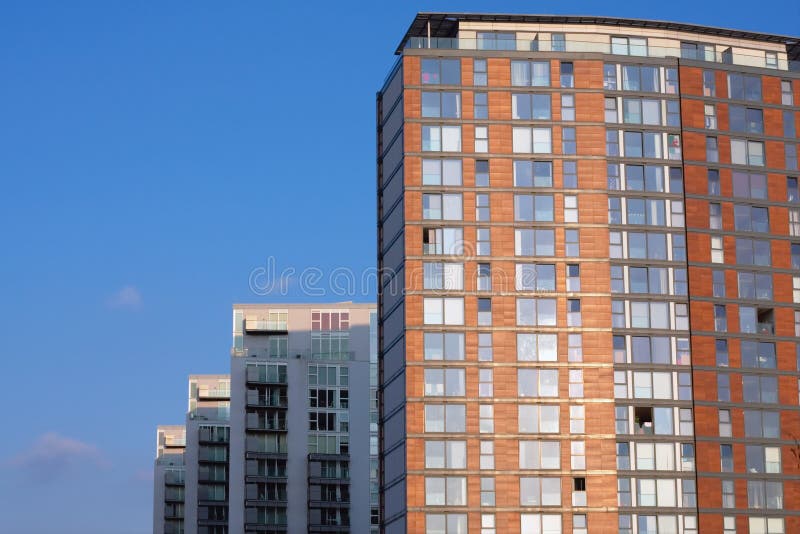 Modern Office and Apartment Blocks