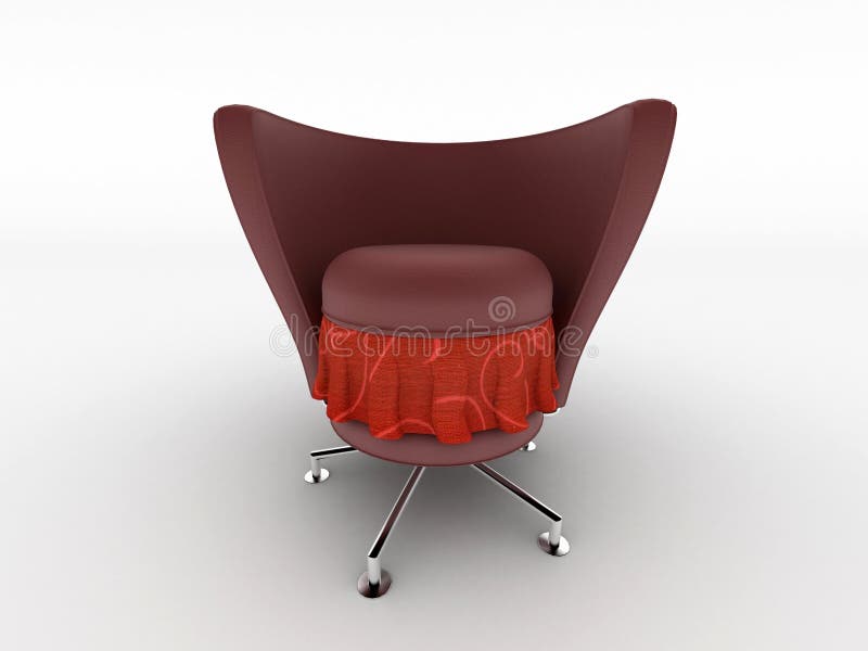 Modern office armchair stock illustration. Illustration of member