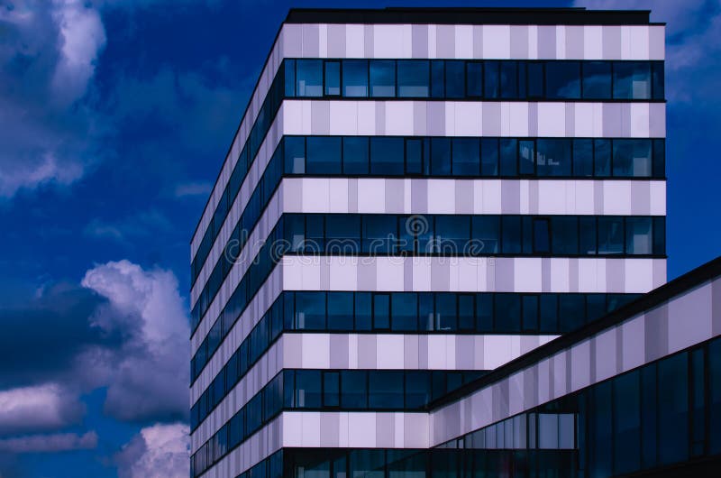 Modern Office Building in the City Stock Image Image of business