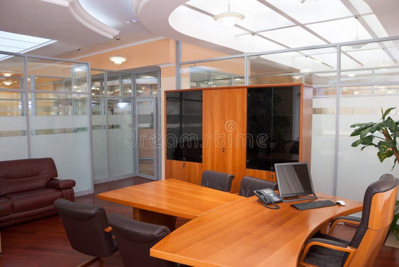 Modern office interior stock photo. Image of contemporary 14498960