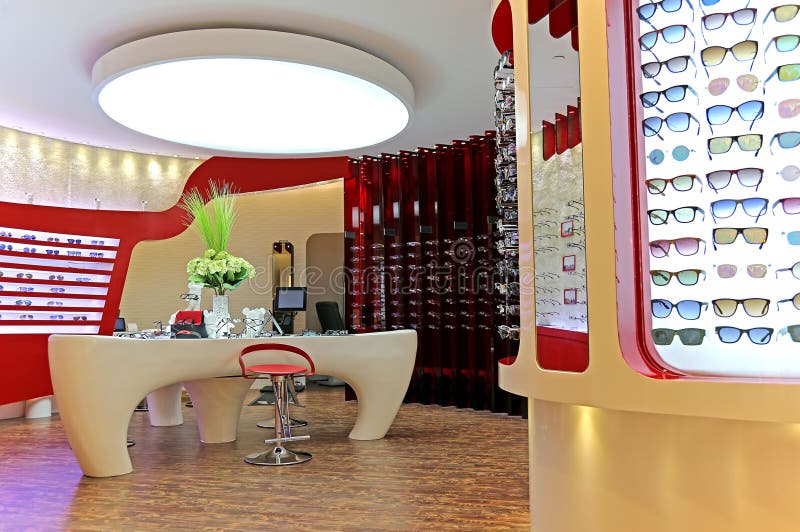 Modern optician salon royalty free stock photos Modern optician salon royalty free stock photos