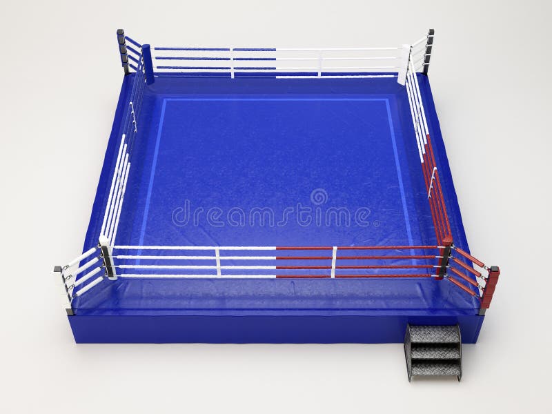Modern Oversized Boxing Ring Stock Illustration Illustration of