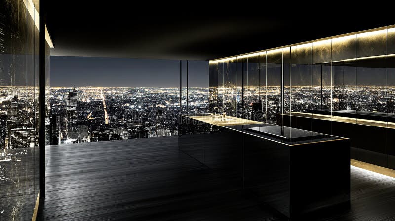 A closer look at Penthouse Apartment Interior Design With Modern Glass And Steel Features