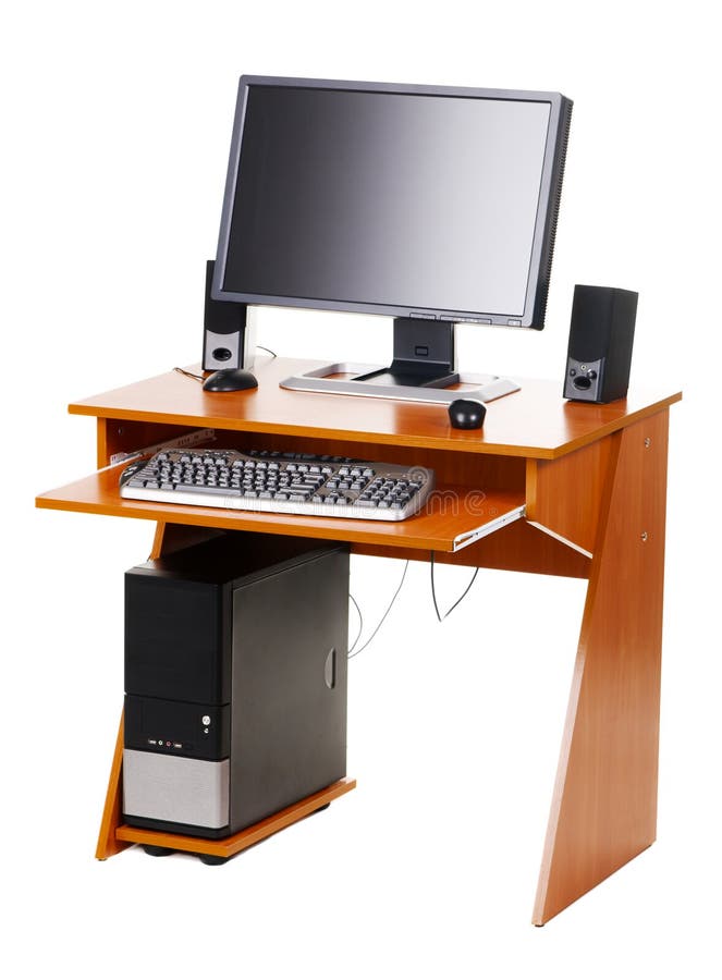 Modern personal computer on a table