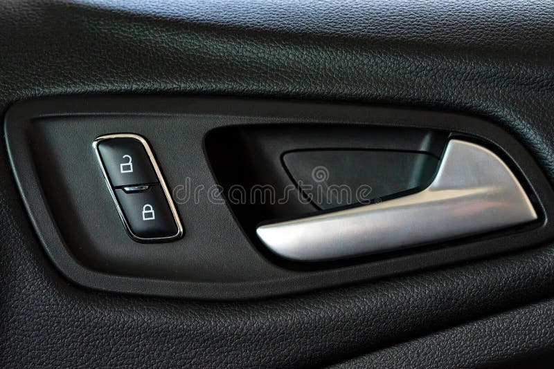 Modern Plastic Car Door Handle from Inside Close Stock Image Image of game, handle 130400269