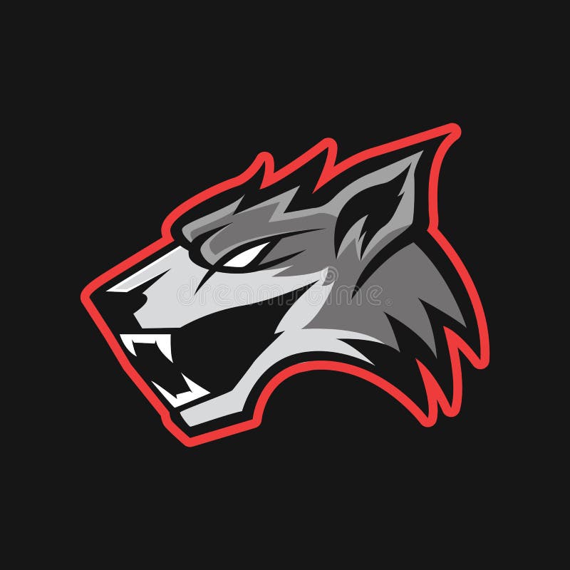 Modern Professional Logo for Sport Team. Wolf Mascot. Wolves, Vector ...