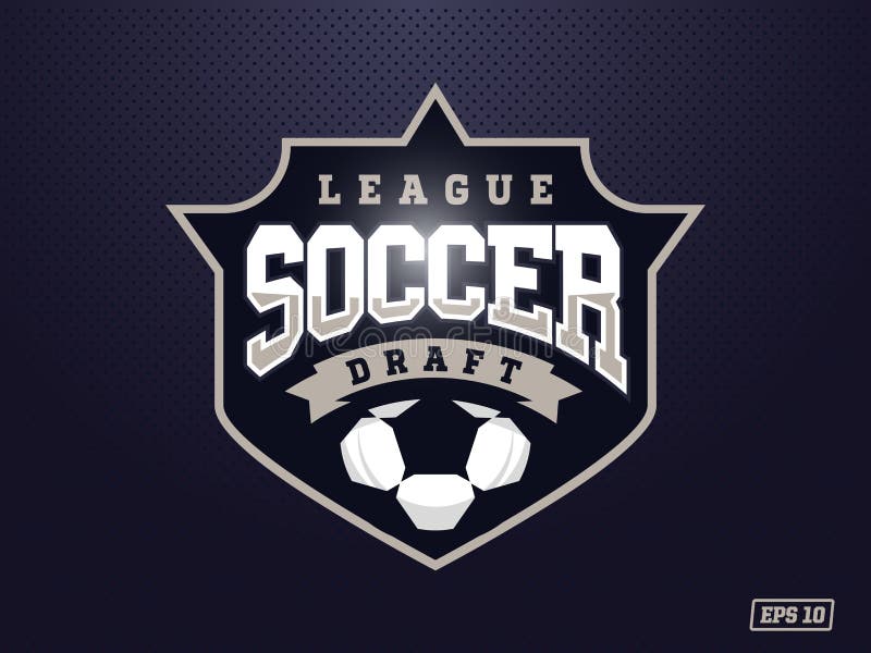Modern professional soccer logo for sport team.
