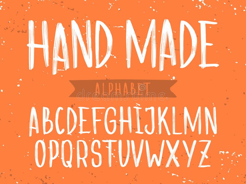 Modern professioneel vectoralfabet met Latijnse brieven Gemaakte hand - vector illustratie Modern professioneel vectoralfabet met Latijnse brieven Gemaakte hand - vector illustratie
