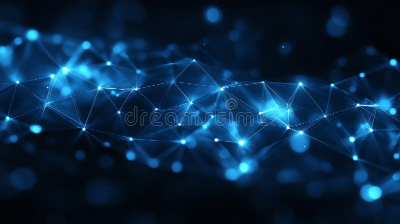 A modern rendering of an abstract technology background incorporating a plexus mesh pattern royalty free stock image