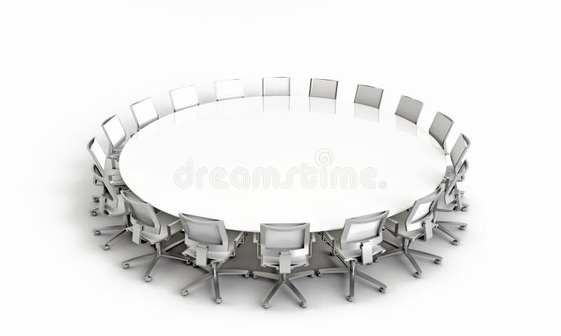 Meeting Table stock illustration