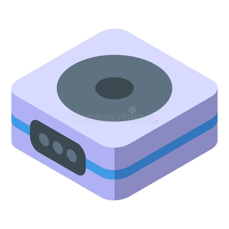 Modern router providing wireless internet connection for home office royalty free illustration