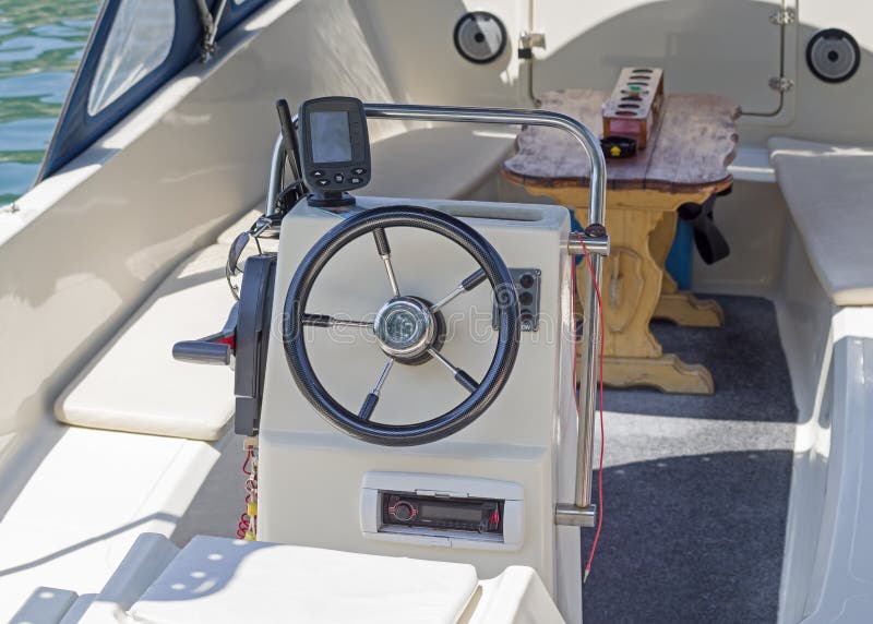 Sailing Yacht Steering Wheels Stock Image Image of management
