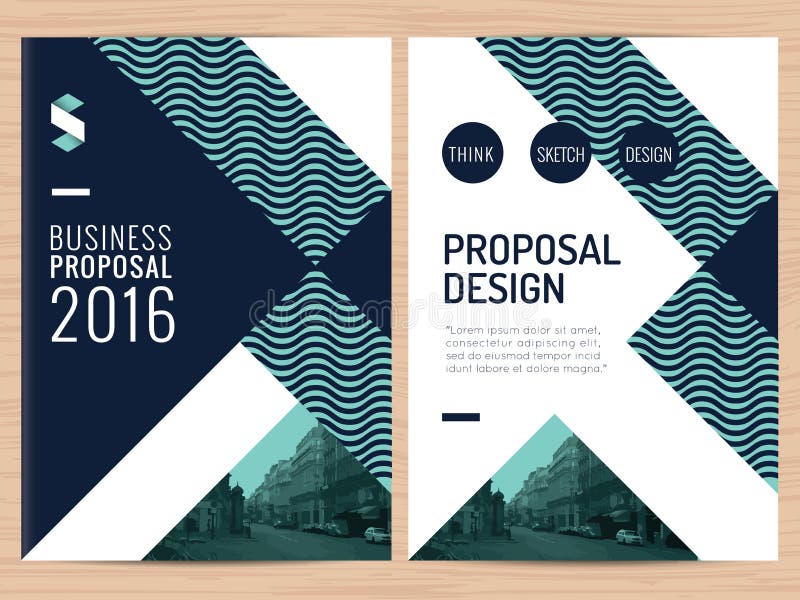 Modern schoon bedrijfsvoorstel, jaarverslag, brochure, vlieger, pamflet, het collectieve malplaatje van het presentatieontwerp