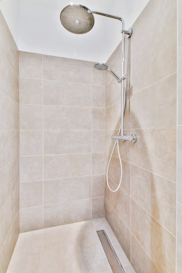 Modern shower stall stock image. Image of contemporary - 234085801