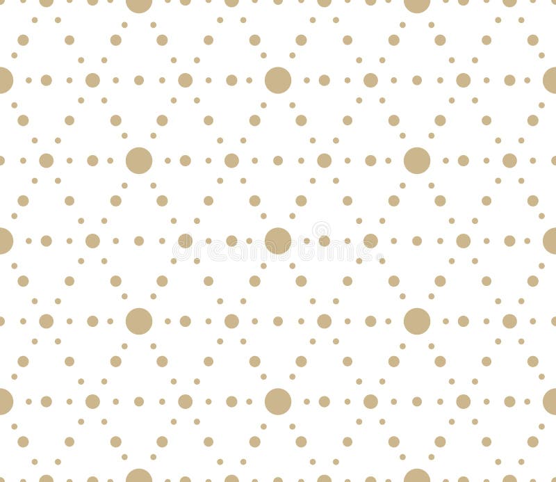 Modern simple geometric vector seamless pattern with gold flowers, line texture on white background. Light abstract