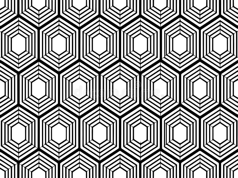 Modern simple geometric waves vector seamless pattern background pattern stock illustration