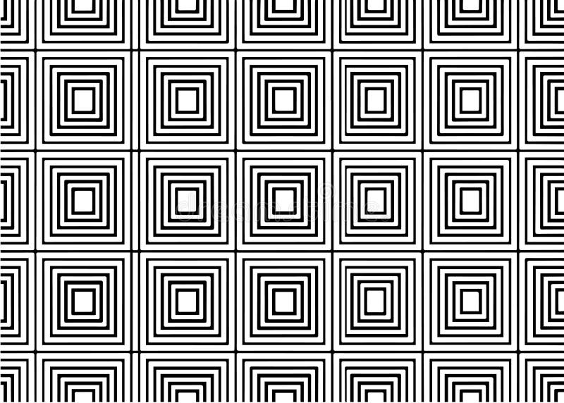 Modern simple geometric waves vector seamless pattern background pattern stock illustration