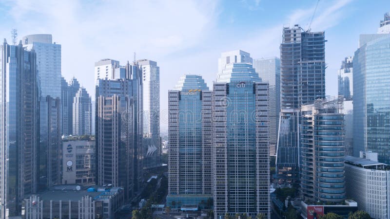 Modern Skyscrapers In Jakarta Editorial Photography - Image of panorama