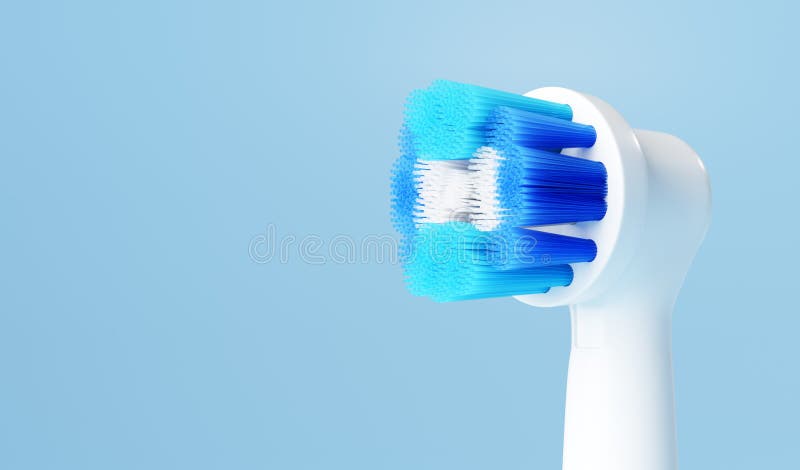 Modern smart sonic or electric toothbrush stock illustration