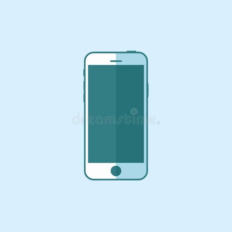 Modern Smartphone with a Sleek Touchscreen Display royalty free illustration