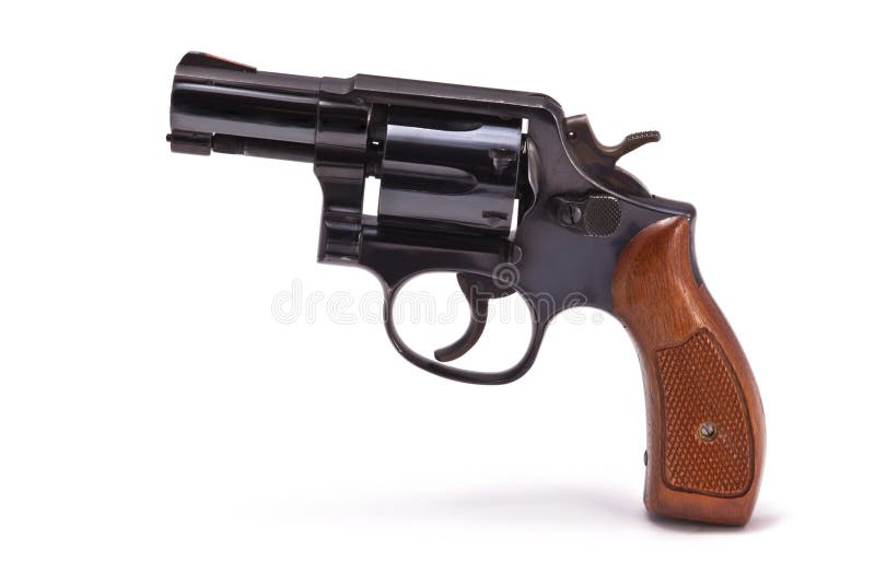 Modern Snubnose Revolver royalty free stock photos