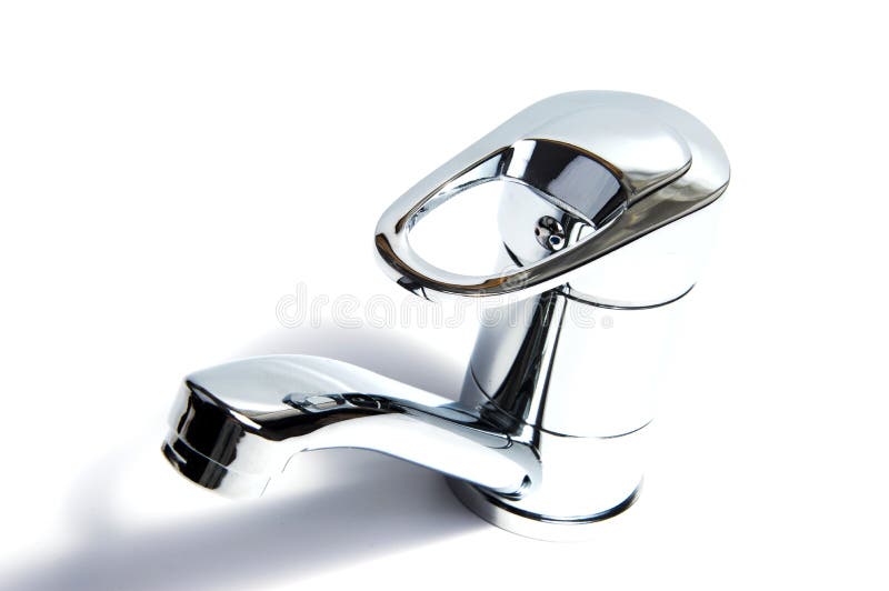 Modern Stainless Steel Tap. Stock Image Image of plumbing, flowing