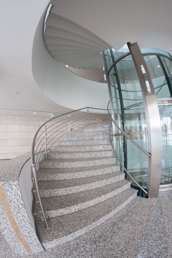 Modern staircase royalty free stock images