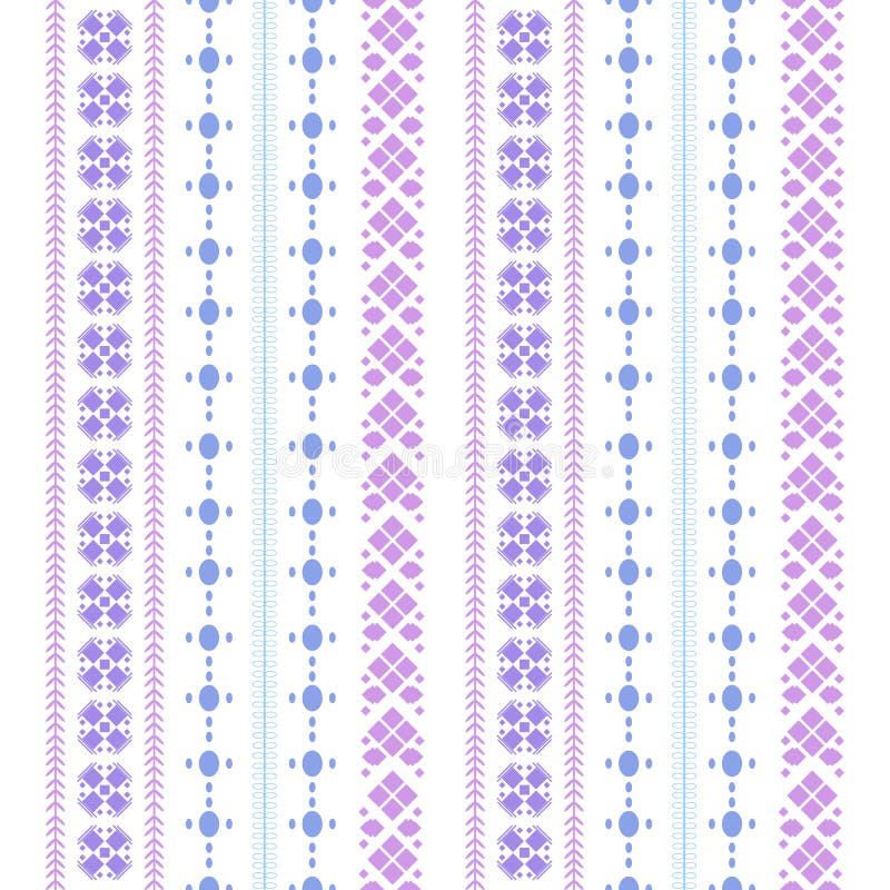 Modern Stitches Embroidery Pattern With Simple Style For Living Room