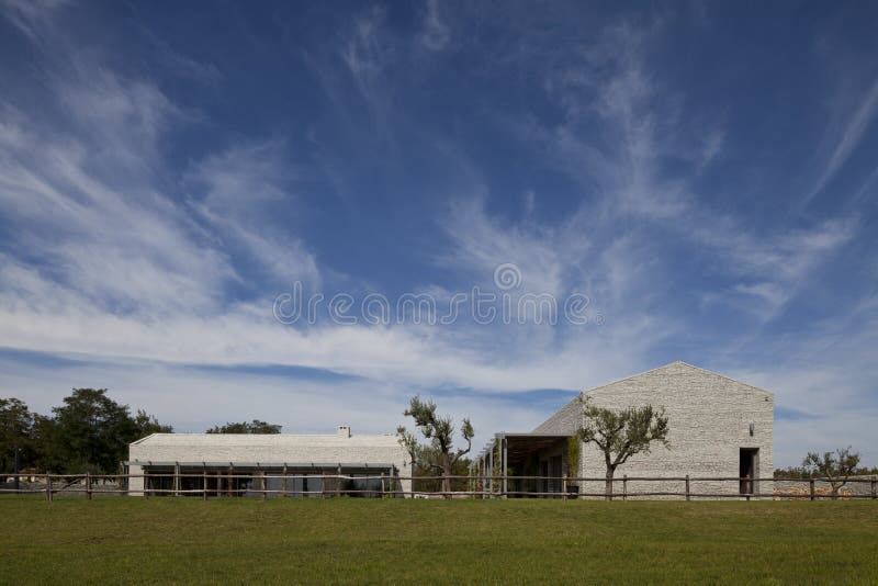 Modern stone house in Istria