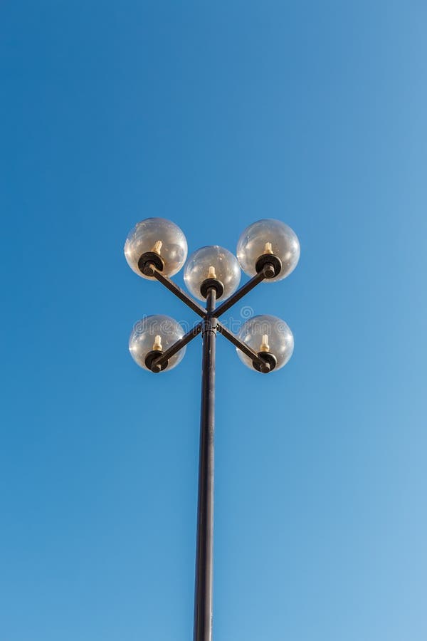 Modern street lamp stock photo. Image of iron, street - 67151128