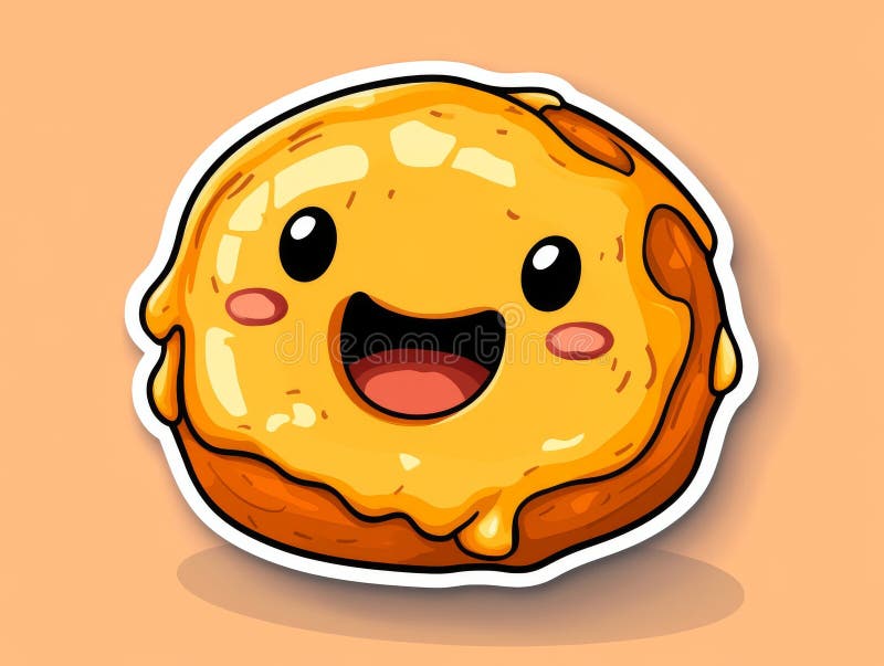 A modern studio setting features minimalist line art of a donut with sprinkles in a digital art guide stock photography