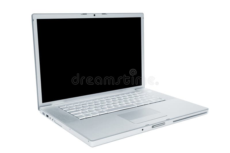Modern and stylish laptop stock photo. Image of desktop 6473370