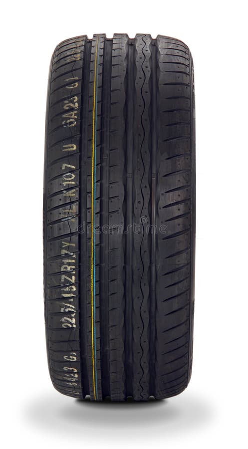 Modern summer sports car tire