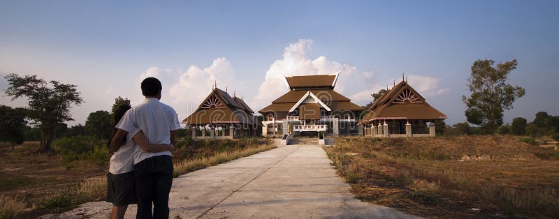 Modern Thai style house.