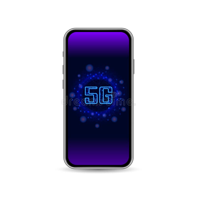 Modern tr?dl?s f?r wifianslutning f?r internet 5G teknologi Ny generation av den mobila snabba internet med den realistiska smart stock illustrationer Modern tr?dl?s f?r wifianslutning f?r internet 5G teknologi Ny generation av den mobila snabba internet med den realistiska smart stock illustrationer