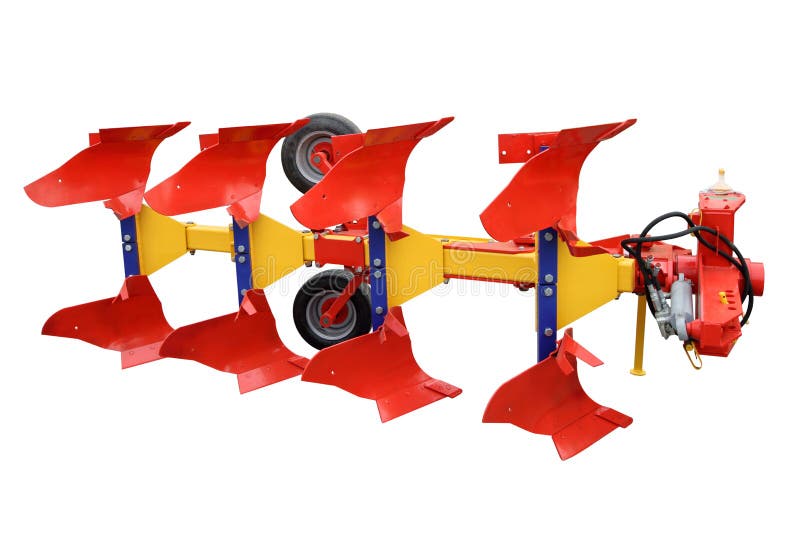 The modern tractor royalty free stock photo