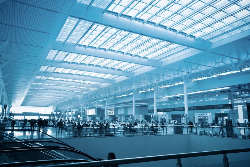 Modern Train Station Waiting Room Stock Image Image of shanghai