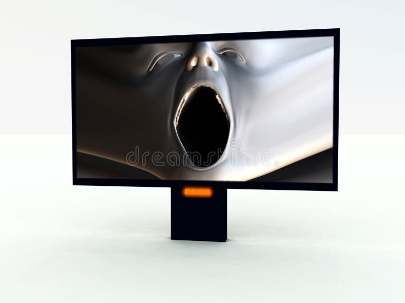 Modern TV 3 arkivfoton Modern TV 3 arkivfoton