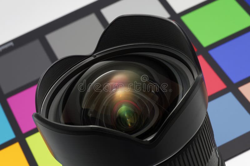 Modern Ultrawide Rectilinear Lens for Photography Stock Image Image