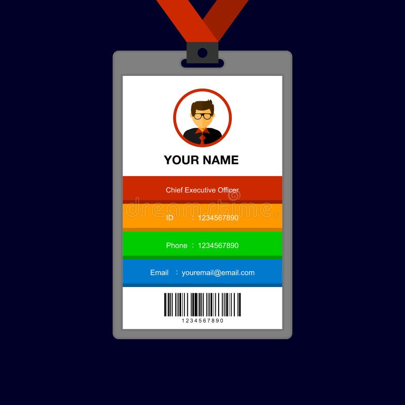 Kindergarten Id Card