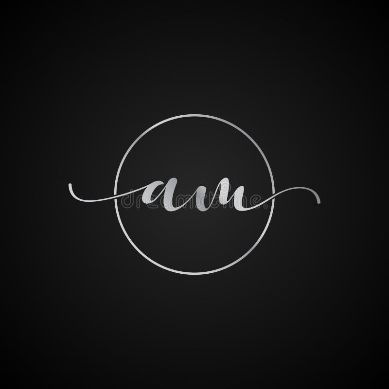 Am Modern Unique Initial Letter Elegant Logo Template Vector Creative ...