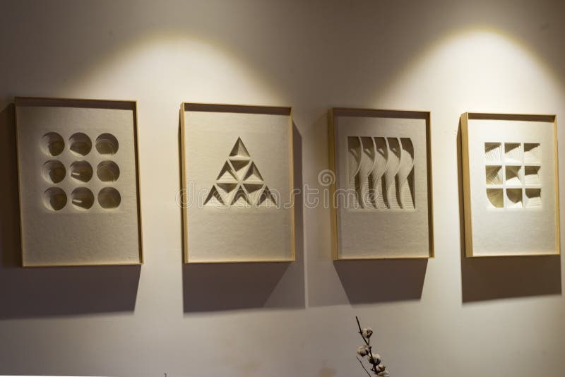 Modern Unique Wall Art with Unusual Design from Recycled Material