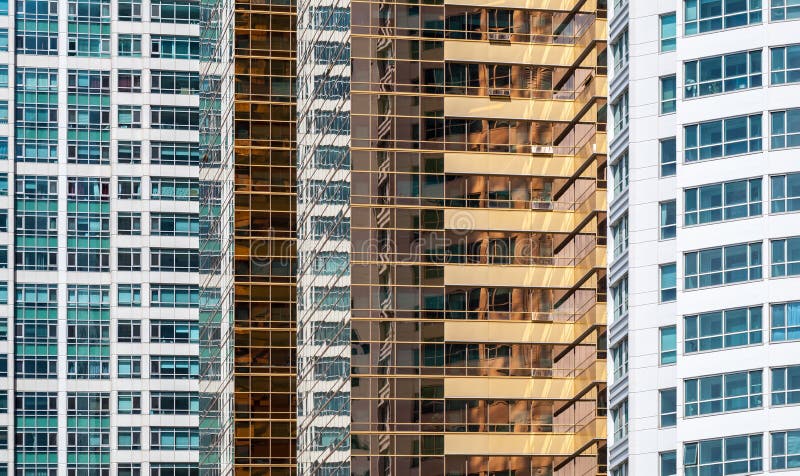 Modern urban architecture. Abstract view royalty free stock image